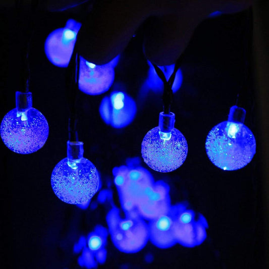 New Globe Solar Powered String Lights