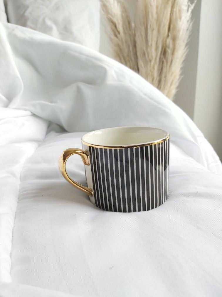 Stripe Porcelain Mug
