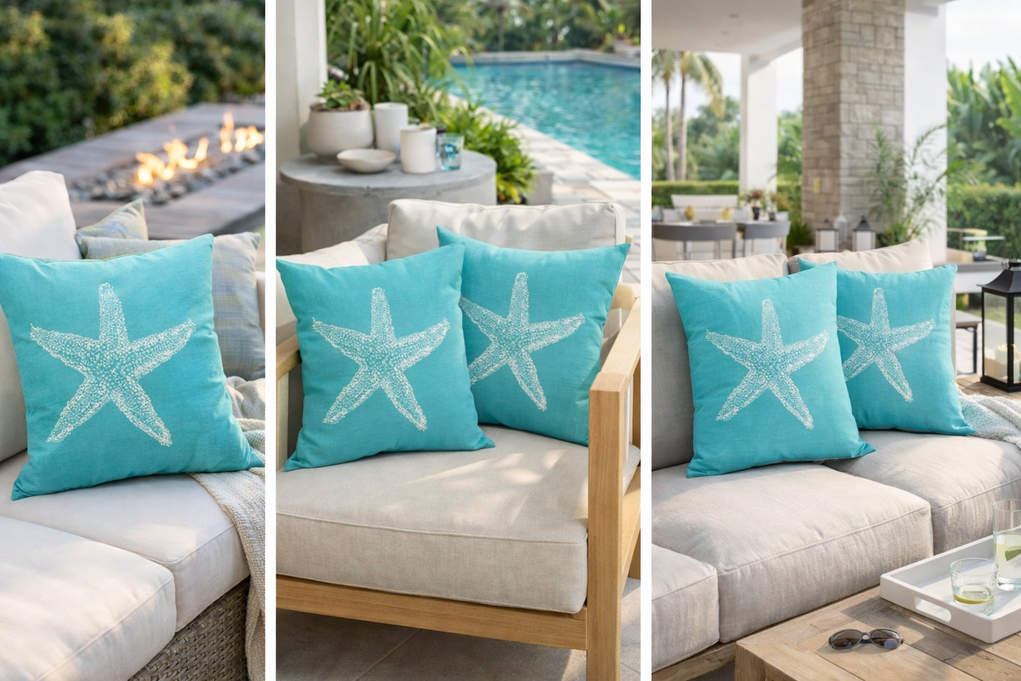 Coastal Starfish Pillow