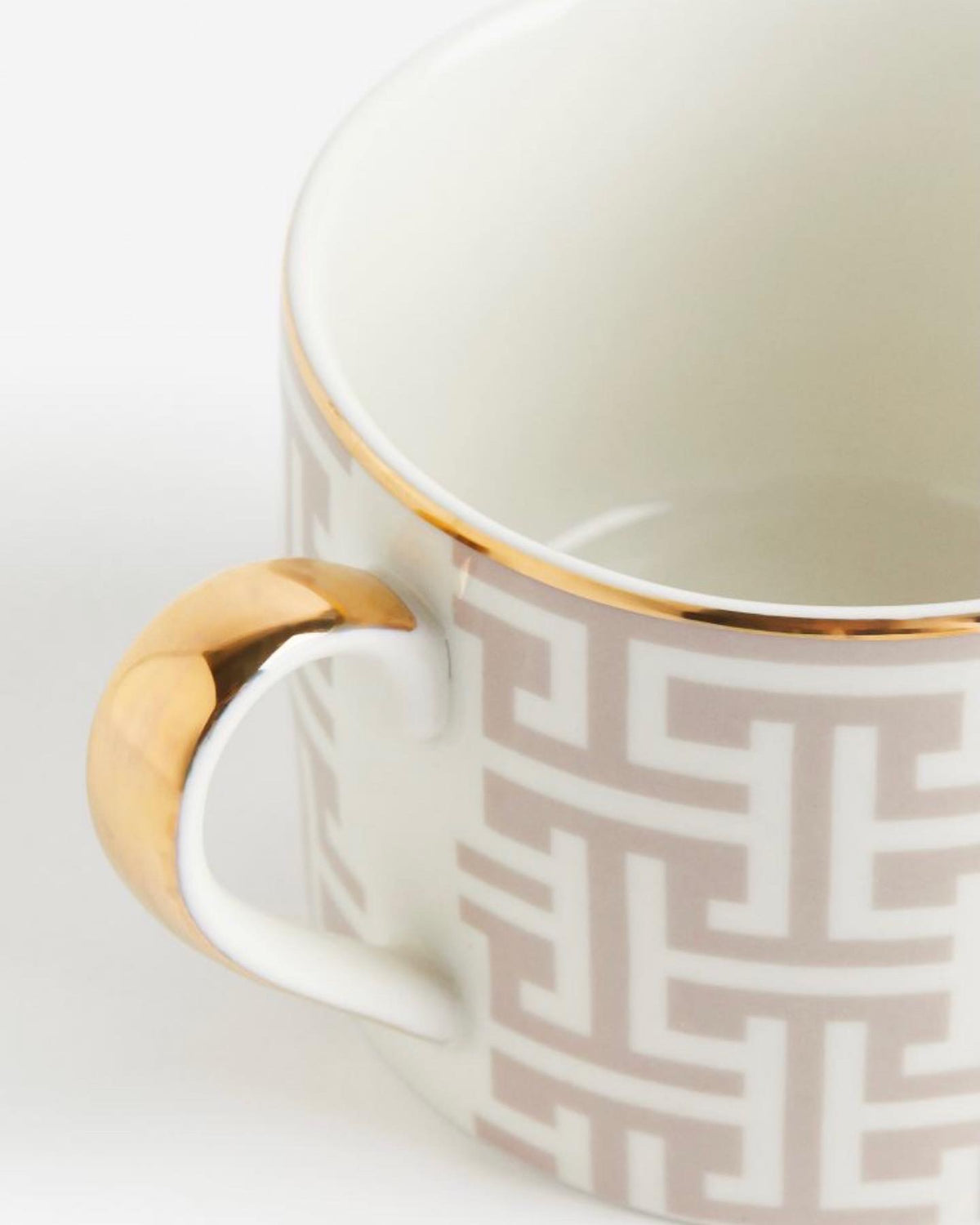 Maze Porcelain Mug - Cream Set