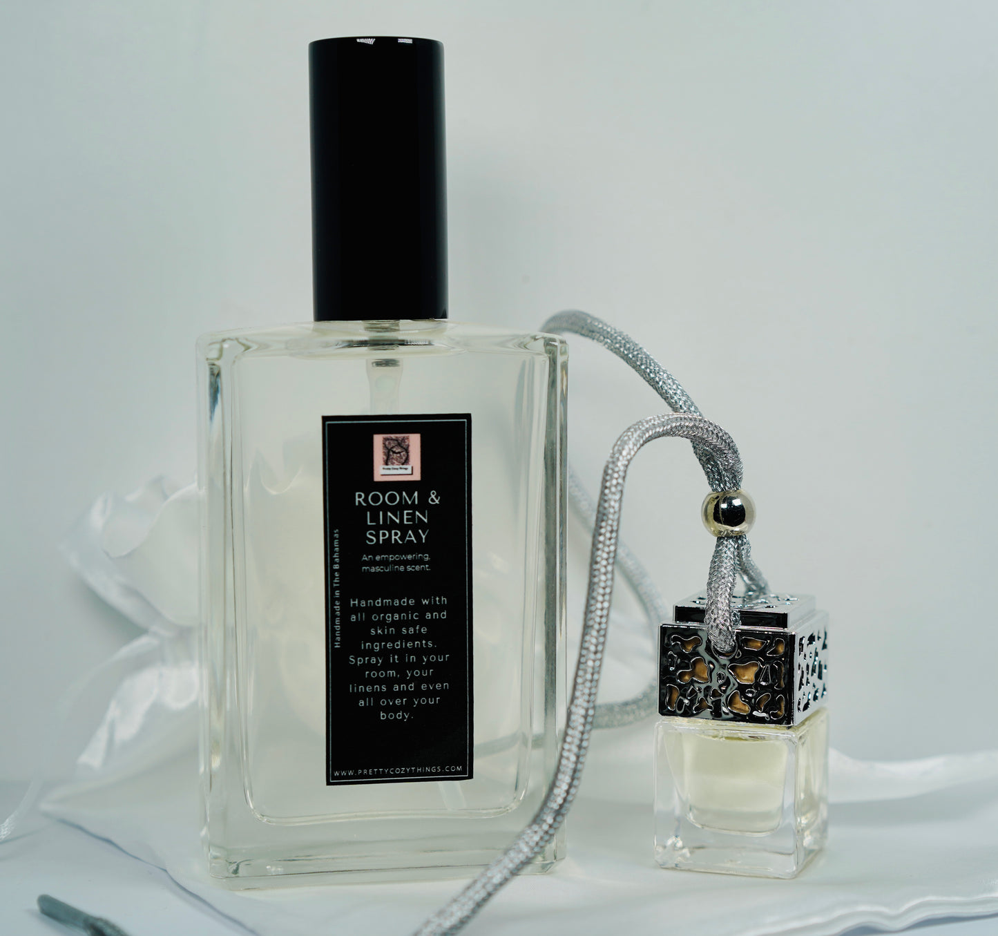 Masculine Room & Linen Spray (Available in Round Bottle)