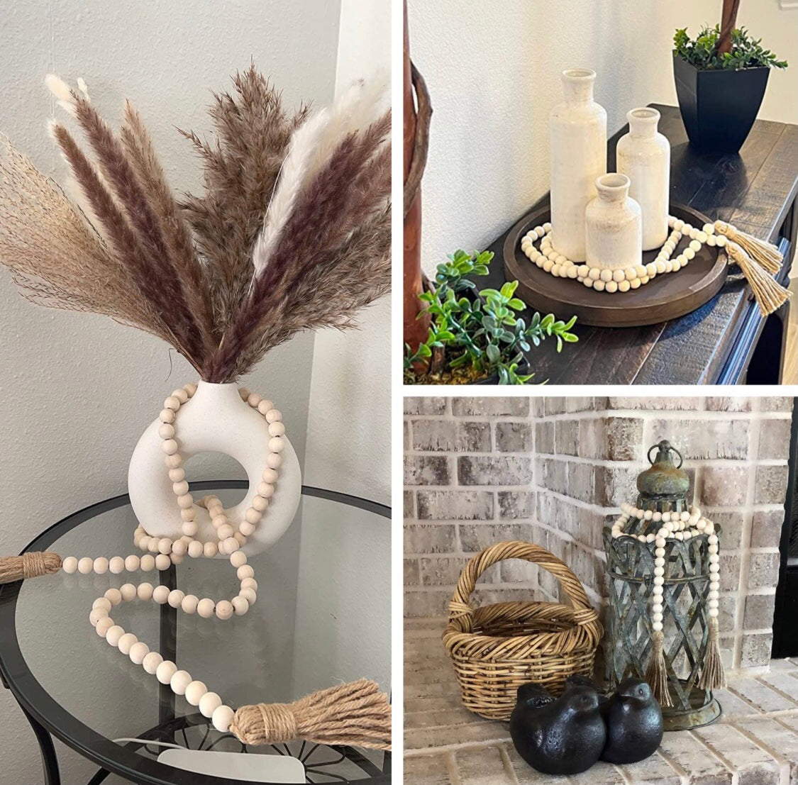 Farmhouse Wood Beads