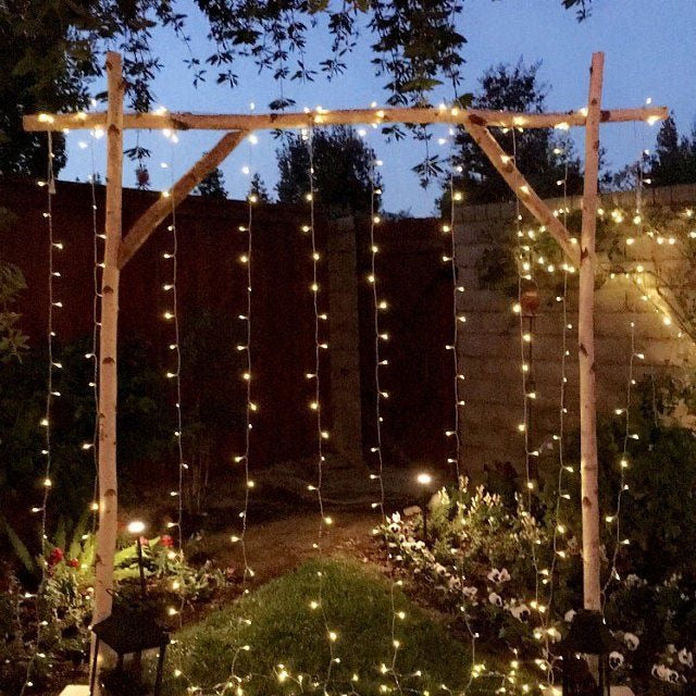 Solar Powered Curtain Lights