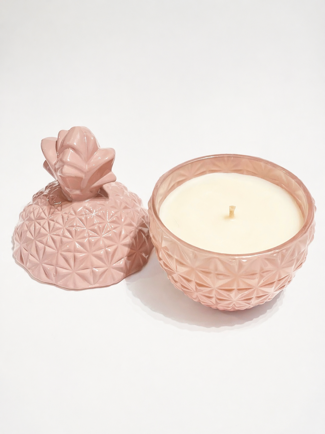 Pink Sands Coconut Soy Candle PineappleJar
