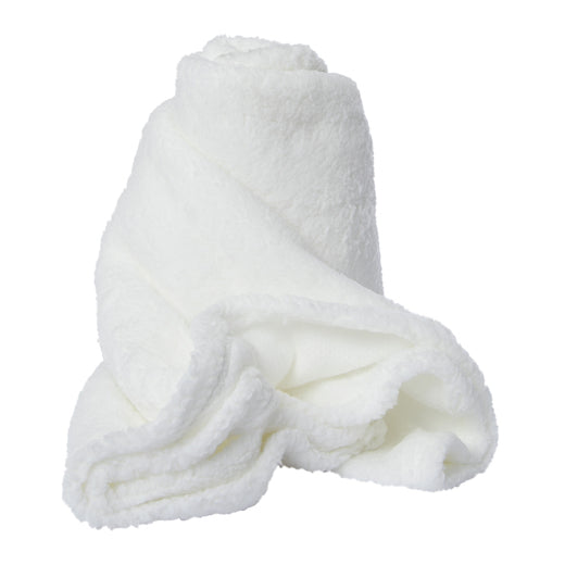 White Sherpa Throw Blanket