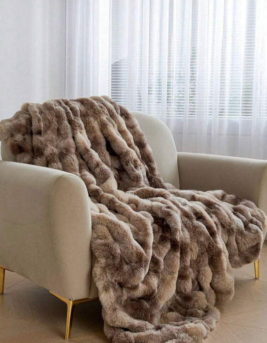 Fur Throw Blanket.