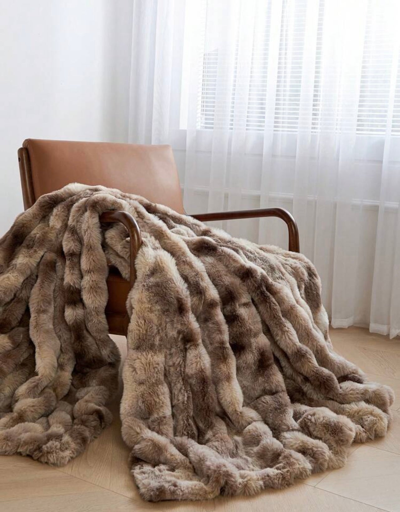 Fur Throw Blanket.