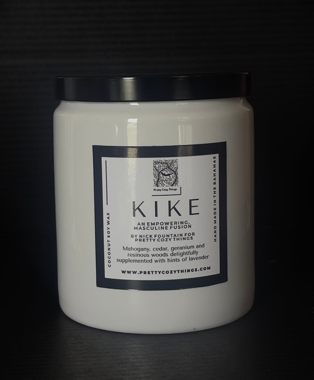 Kike Masculine Candle 8 oz. Jar