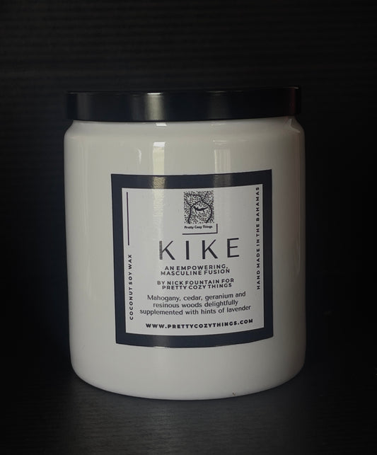 Kike Masculine Candle 8 oz. Jar
