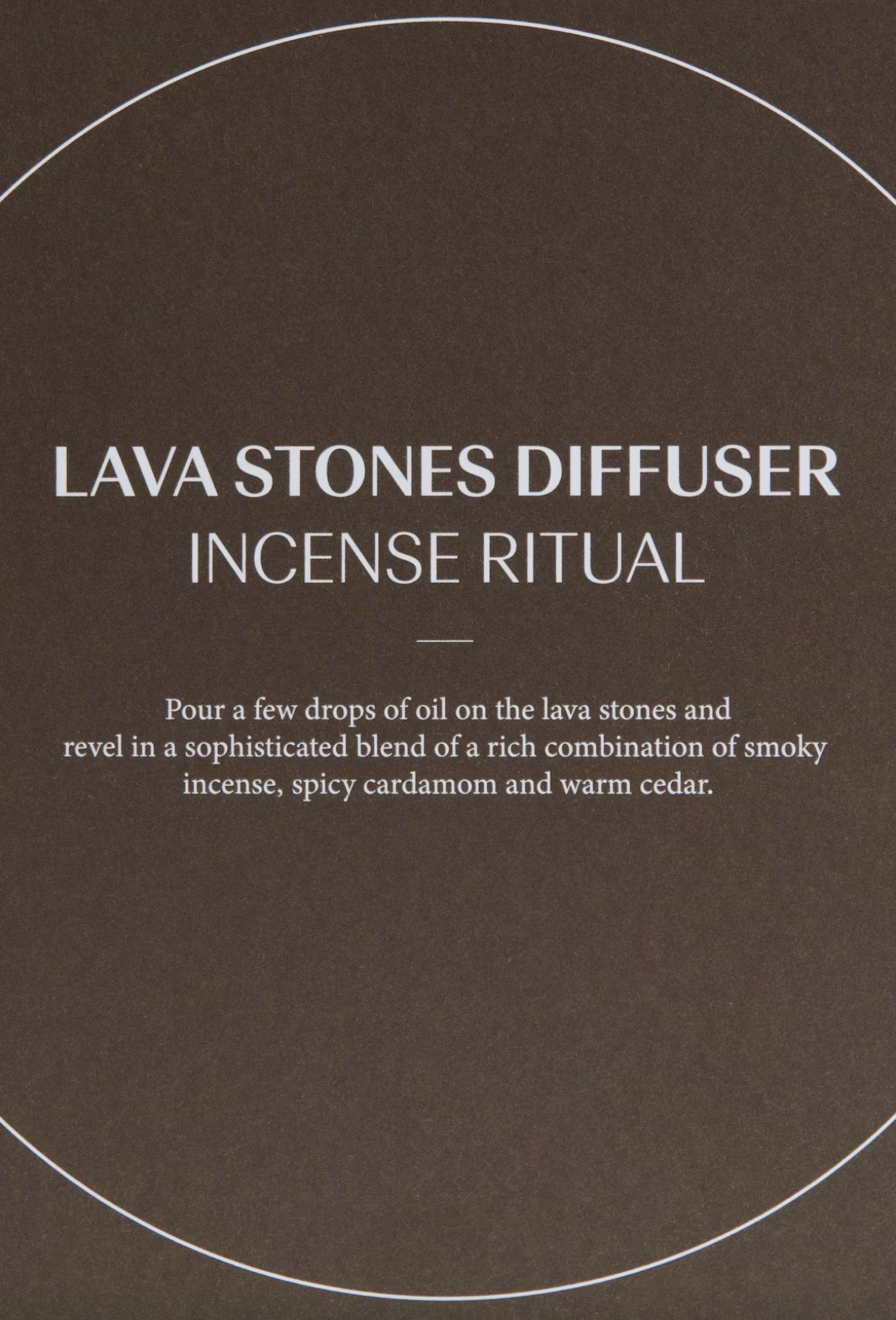 The Lava Stone Diffuser