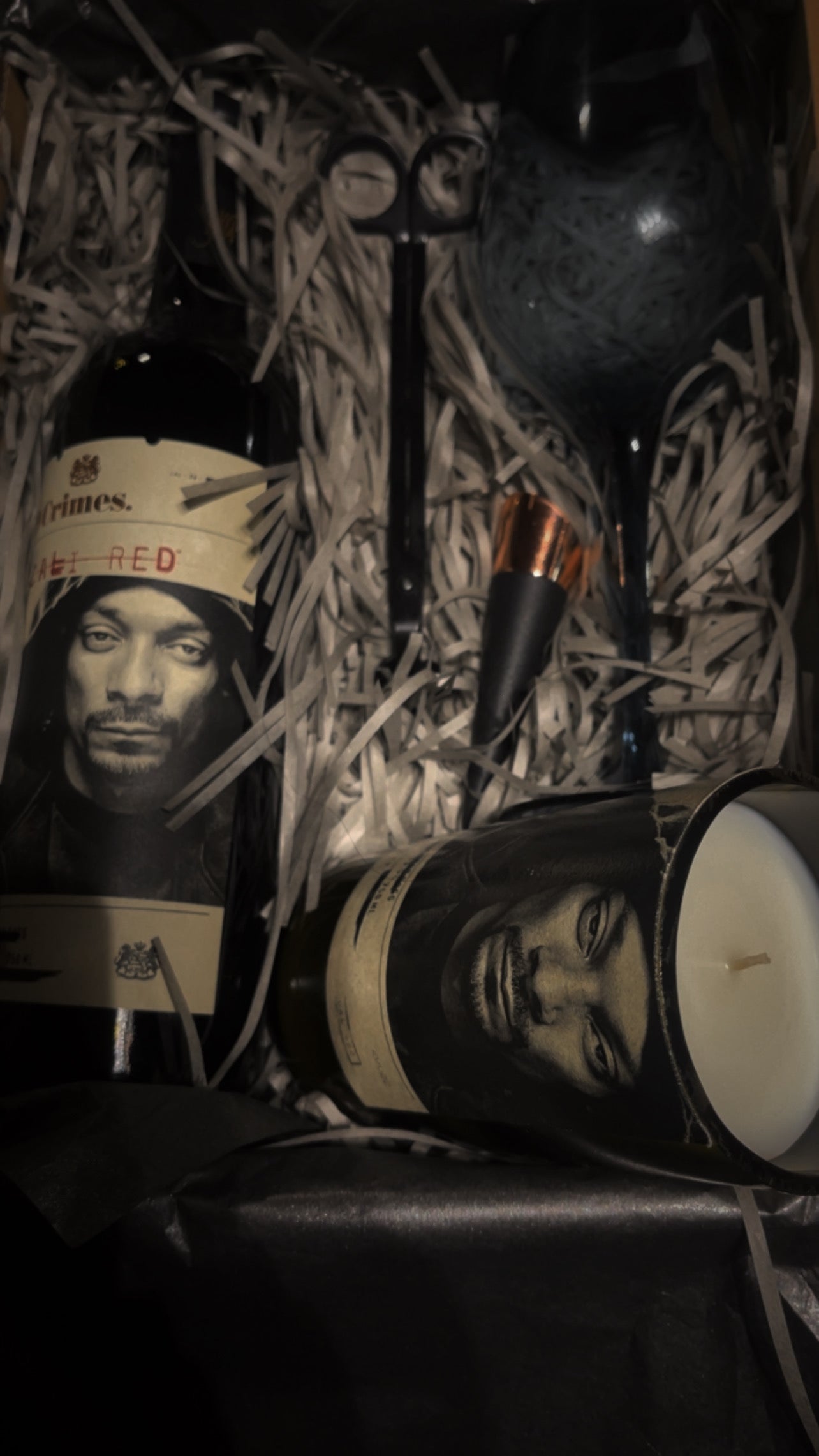 The Reclaimed Bottle Candle Masculine Box.