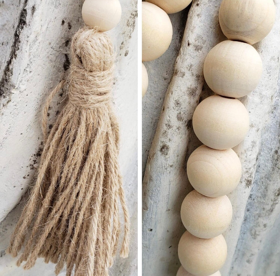 Farmhouse Wood Beads