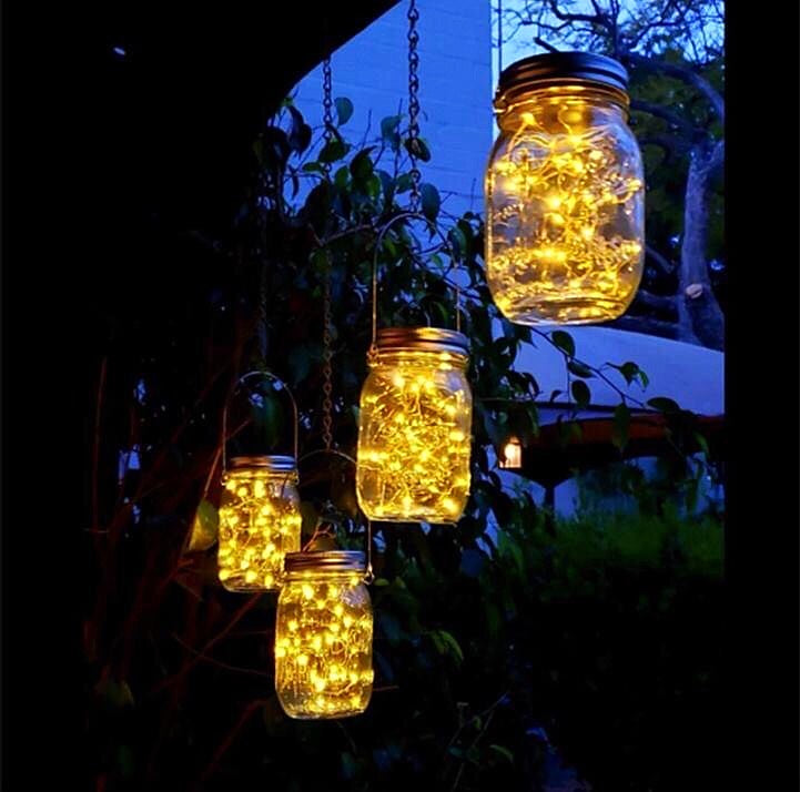 Solar Powered Mason Jar Light